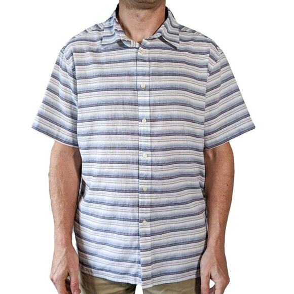 4/$25 Goodfellow & Co Striped Button Down Shirt XL - Picture 1 of 3